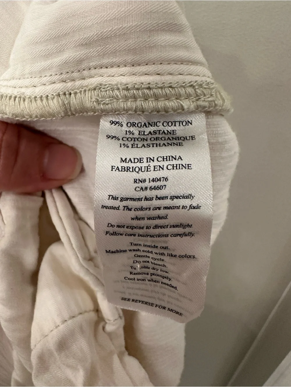 Faherty Corduroy Shorts Mens XXL White Stretch Elastic Waist Organic Cotton 6”